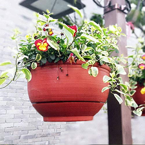 Plastic Vase Flower Pot Flower Basket Plant Flower Vase Home Office Decor Surpri